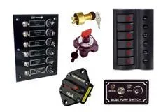 SWITCHES, SWITCH PANELS, COUPLUNGS