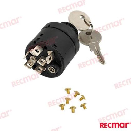IGNITION STARTER SWITCH PLASTIC 7T-4POS — REC41040
