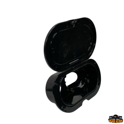 CONTENITORE OVALE NERO X DOCCIA E MIX — N0195280 TREM