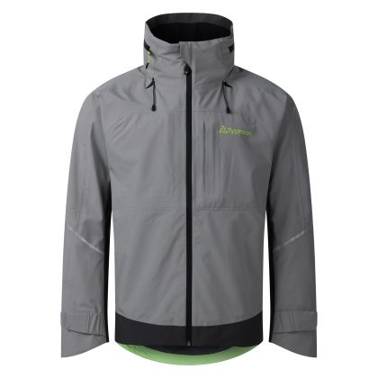 JACKET PERFORMANCE SLATE/LIME L — P203789 TYPHOON