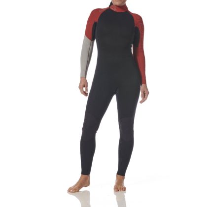 Performance 3/2mm Full Wetsuit BZ - WMNS BLK/SUNDOWN 10 — P203754 TYPHOON