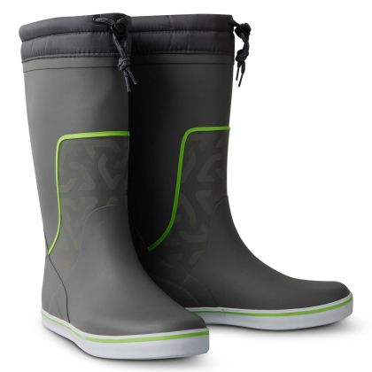 Essential Sailing Boots - Tall - Grey/Lime UK8/EU42 — P202503 TYPHOON