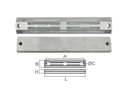 YAMAHA ANODE — REC6H1-45251-01