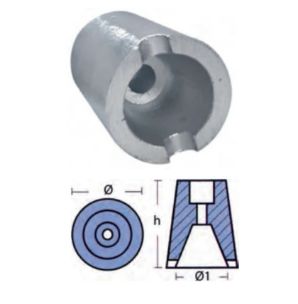 ZINC ANODE — 00400SOLE/2 TSEAL