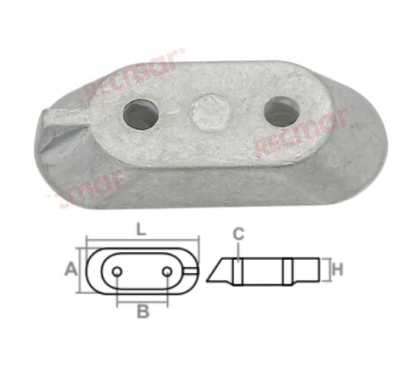 ALUMINIUM ANODE — REC65W-45251-00AL