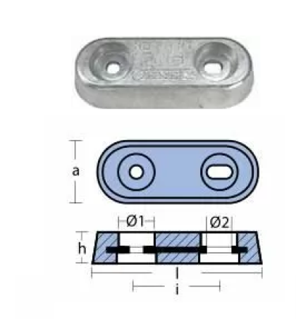 ЦИНКОВ АНОД ЗА КОРПУС — 00220 TSEAL