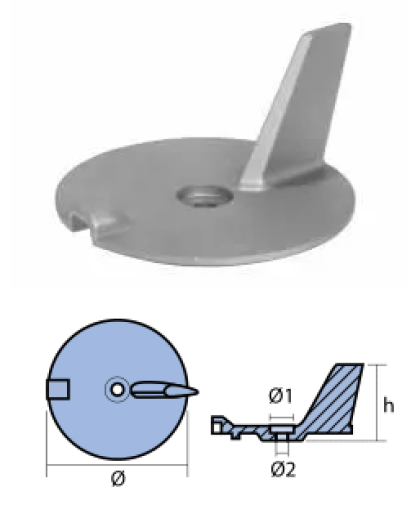 ЦИНКОВ АНОД YAMAHA — 01141 TSEAL