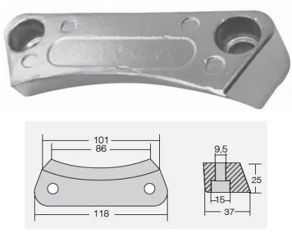 ЦИНКОВ АНОД ДВИГАТЕЛ VOLVO PENTA — 00735 TSEAL