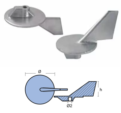 ЦИНКОВ АНОД YAMAHA — 01104 TSEAL