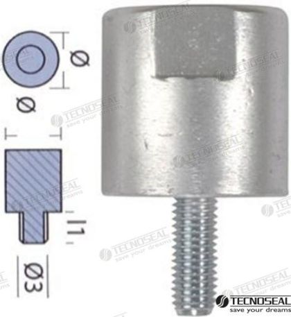 ЦИНКОВ АНОД YANMAR — 01310 TSEAL