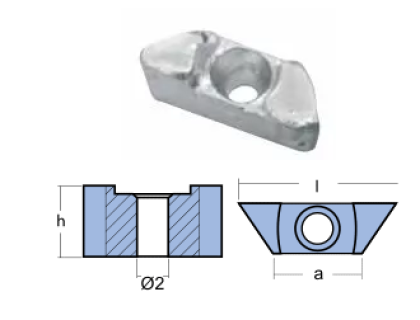 ЦИНКОВ АНОД YAMAHA — 01152 TSEAL