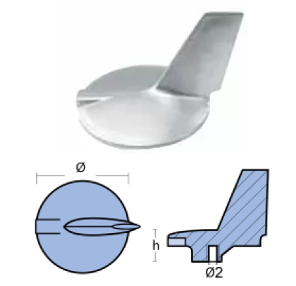 ЦИНКОВ АНОД MARINER-YAMAHA — 01145 TSEAL