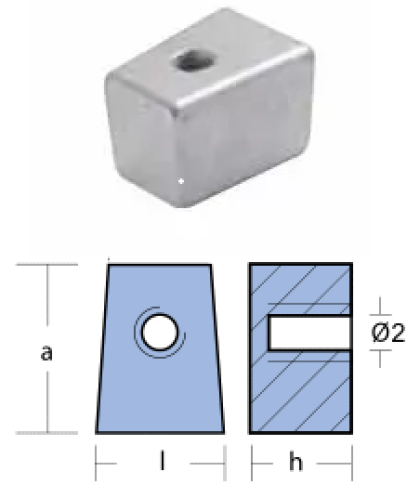 ЦИНКОВ АНОД YAMAHA — 01132 TSEAL