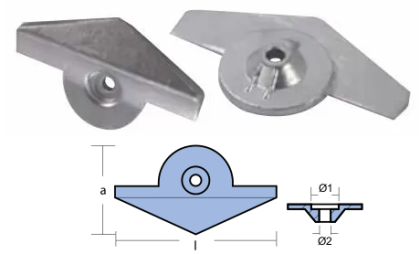 ЦИНКОВ АНОД YAMAHA — 01116 TSEAL