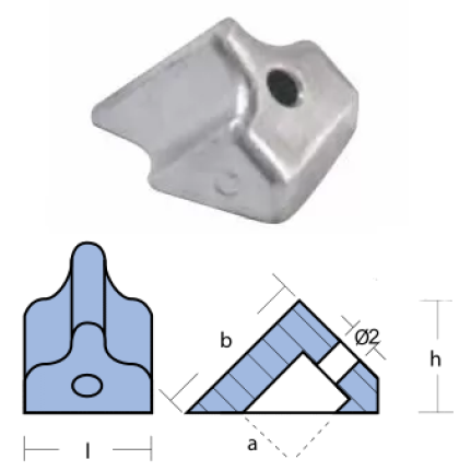ЦИНКОВ АНОД JOHNSON-EVINRUDE — 00913 TSEAL