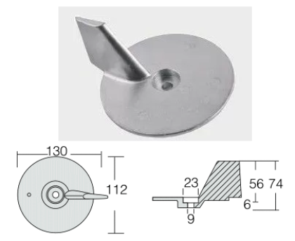 ZINC ANODE — HN-801410 RAK