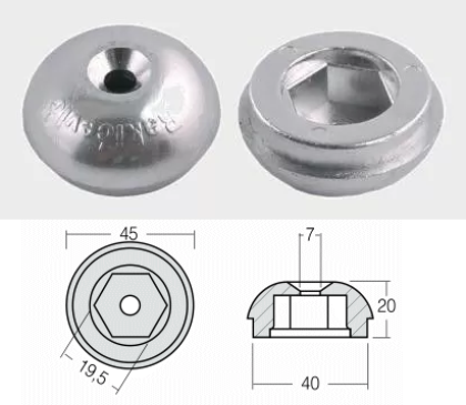ZINC ANODE — BTR-801052 RAK