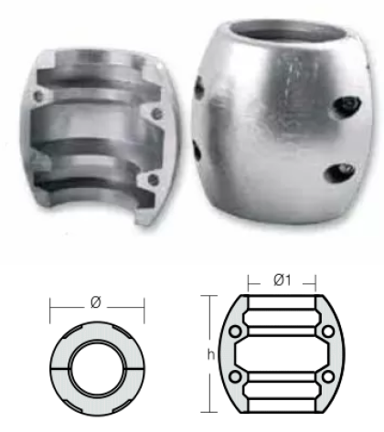 ZINC ANODE — SHF-800509 RAK