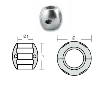 ZINC ANODE — SHF-800506 RAK