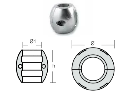 ZINC ANODE — SHF-800503 RAK