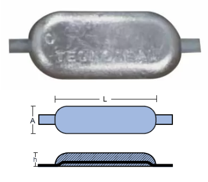 ZINC ANODE — WLD-800300 RAK
