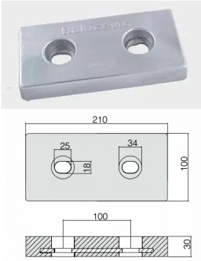 ZINC ANODE — BLT-800231 RAK