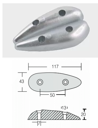 ZINC ANODE — FLP-800201 RAK