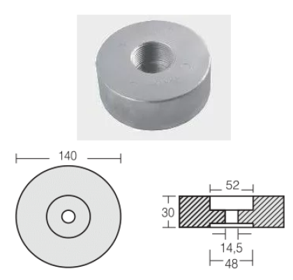 ZINC ANODE — STN-800152 RAK