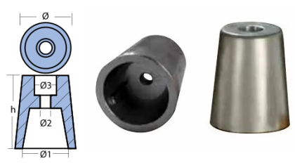 RADICE CONICAL PROP NUT — 00406 TSEAL