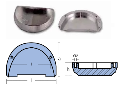 ЦИНКОВ АНОД ДВИГАТЕЛ VOLVO PENTA — 00726 TSEAL