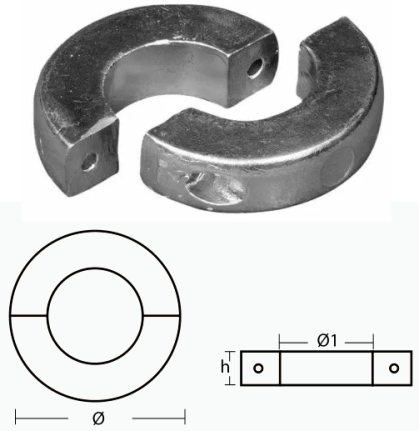 SHAFT COLLAR 40 mm — 00558 TSEAL