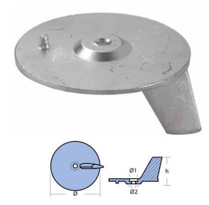 ЦИНКОВ АНОД YAMAHA — REC664-45371-01
