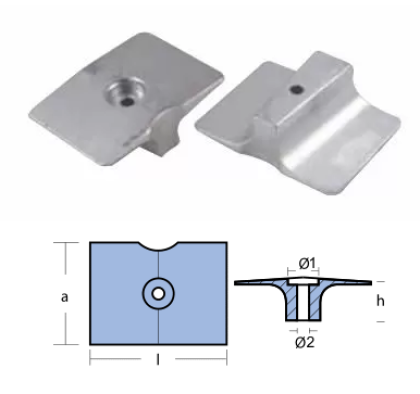 ЦИНКОВ АНОД YAMAHA — REC61N-45251-01