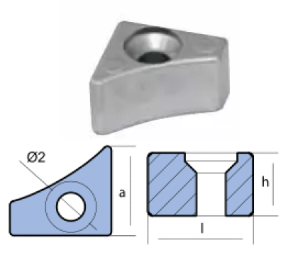 ЦИНКОВ АНОД YAMAHA — 01166 TSEAL