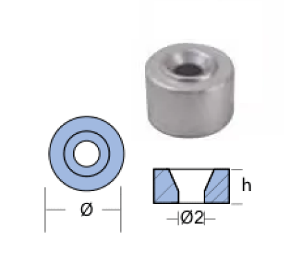 АЛУМИНИЕВ АНОД YAMAHA — 01110AL TSEAL