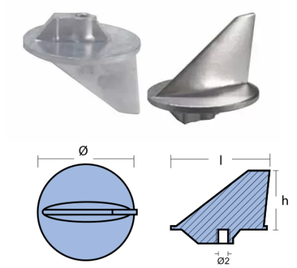 ЦИНКОВ АНОД MARINER-YAMAHA — 01101-1 TSEAL
