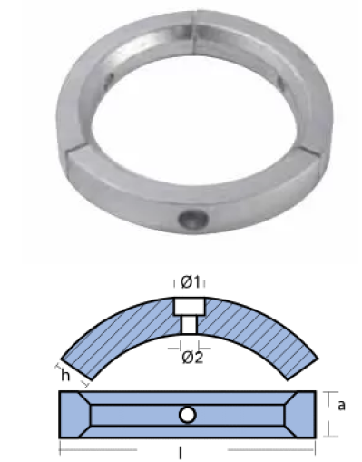 COLLAR FOR PROPELLER VOLVO — 00728 TSEAL