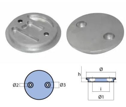 ЦИНКОВ АНОД MERCURY-VERADO — 00838 TSEAL