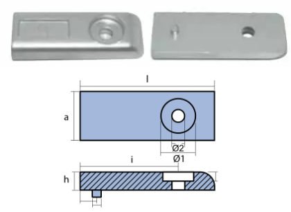 ЦИНКОВ АНОД MERCURY-VERADO — 00833 TSEAL