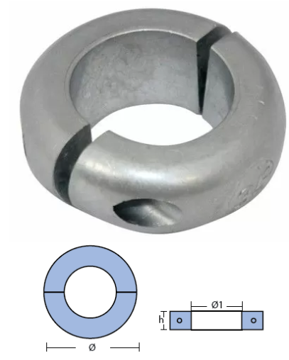 SHAFT COLLARS FOR ASSI DIA 65 — 00566 TSEAL