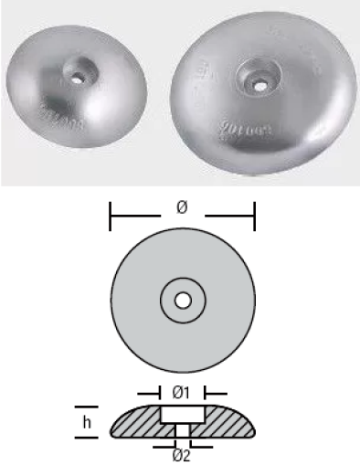 ZINC ANODE — RDR-800100 RAK