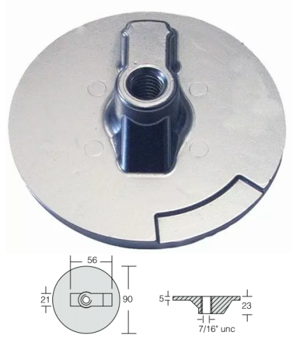 ANODE ZINC — 00820 TSEAL