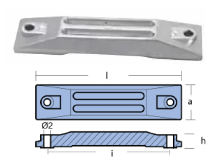 ЦИНКОВ АНОД HONDA — REC06411-ZV5-020