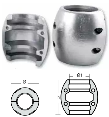 ZINC ANODE — SHF-800518 RAK