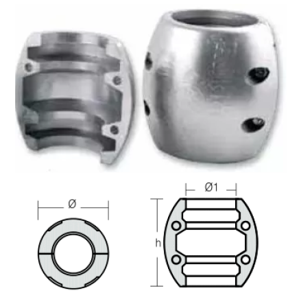ZINC ANODE — SHF-800516 RAK