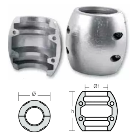 ZINC ANODE — SHF-800514 RAK