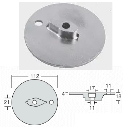 ZINC ANODE — MM-800826 RAK
