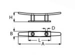 КНЕХТ НИСЪК ПЛОСЪК A4 250mm — 82214250 MTECH