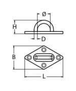 DIAMOND PAD EYE A2 8MM — 8264208 MTECH