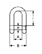 SHACKLE STRAIGHT — 8482412 MTECH